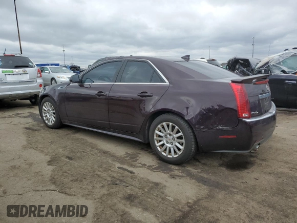 2010 Cadillac CTS Performance with VIN 1G6DL5EV1A0123756, listed as a Copart auction lot 80929064 with 179,859 mi miles and Salvage Title. Bid and sale history available at carsss.com. Image 2.