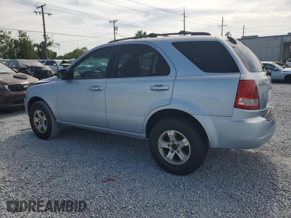 2005 Kia Sorento LX with VIN KNDJD733555463706, listed as a Copart auction lot 53953475 with 86,187 mi miles and Salvage Title. Bid and sale history available at carsss.com. Image 2.