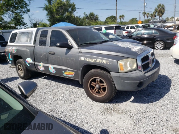 2007 Dodge Dakota ST with VIN 1D7HE22K67S117844, listed as a Copart auction lot 54493505 with 160,180 mi miles and Clean Title. Bid and sale history available at DreamBid. Image 4.
