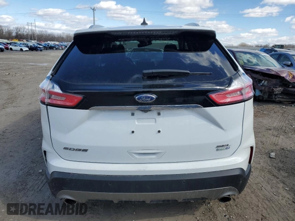 2020 Ford Edge SEL with VIN 2FMPK4J98LBB13156, listed as a Copart auction lot 48159975 with 29,690 mi miles and Salvage Title. Bid and sale history available at DreamBid. Image 6.