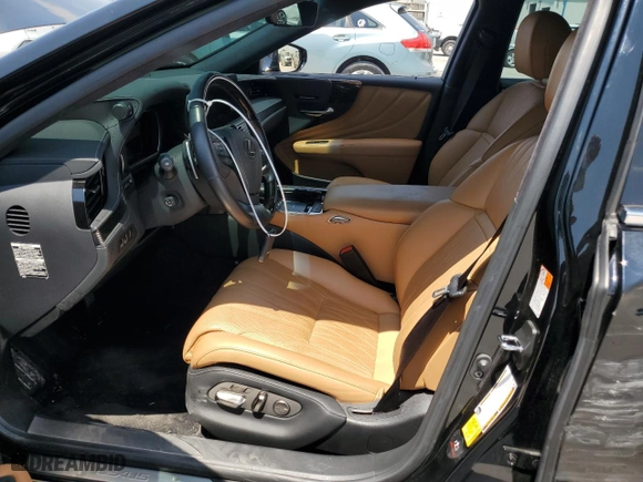 2021 Lexus LS with VIN JTHD51FF7M5015431, listed as a Copart auction lot 65837713 with 16573 miles and Salvage Title. Bid and sale history available at carsss.com. Image 7.