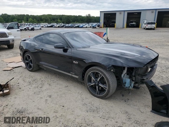 2016 Ford Mustang GT with VIN 1FA6P8CF1G5278140, listed as a Copart auction lot 54837785 with 72,891 mi miles and Salvage title. Bid and sale history available at DreamBid. Image 4.