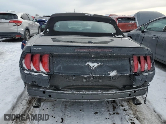 2022 Ford Mustang EcoBoost with VIN 1FATP8UHXN5118869, listed as a Copart auction lot 44924415 with 67,663 mi miles and Salvage Title. Bid and sale history available at carsss.com. Image 6.