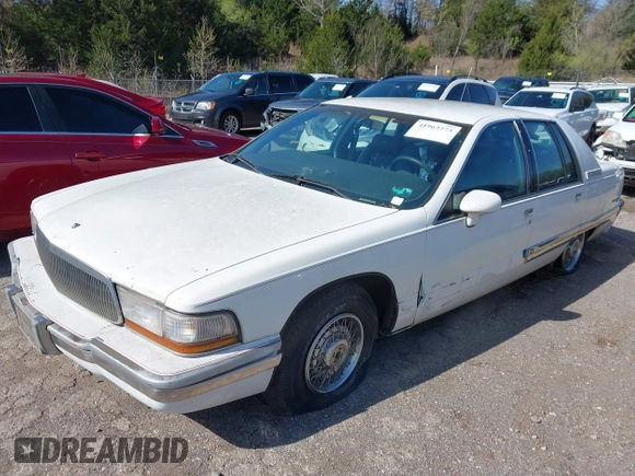 1992 Buick Roadmaster Ltd with VIN 1G4BT5370NR420376, listed as a IAAI auction lot 41963273 with 157,807 mi miles and . Bid and sale history available at DreamBid. Image 2.