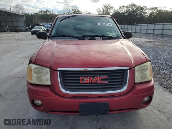 2003 GMC Envoy SLE z VIN 1GKDS13S632143174, wystawiony jako Copart lot #81514914 z przebiegiem Nie podano mil oraz Szkoda całkowita • Salvage title. Historia ofert i sprzedaży dostępna na DreamBid. Obrazek 5.