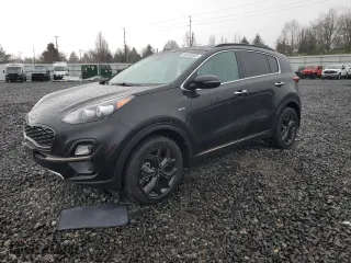 2020 Kia Sportage S with VIN KNDP6CAC6L7823051, listed as a Copart auction lot 46468565 with 17,486 mi miles and Salvage Title. Bid and sale history available at carsss.com. Image 1.