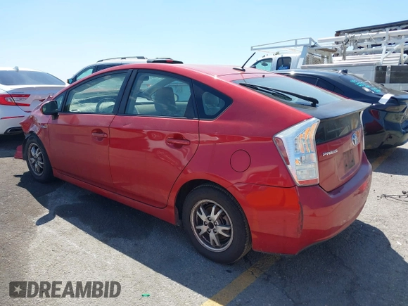 2011 Toyota Prius I with VIN JTDKN3DU6B1458518, listed as a IAAI auction lot 39235652 with 244,721 mi miles. Bid and sale history available at carsss.com. Image 3.