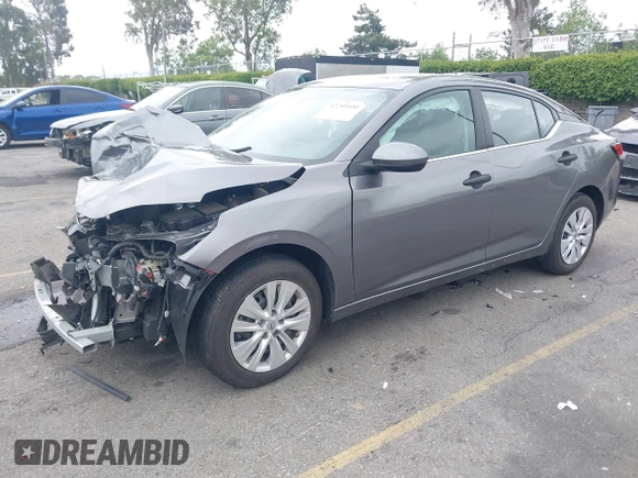 2024 Nissan Sentra S with VIN 3N1AB8BV2RY322960, listed as a IAAI auction lot 42201681 with 23,738 mi miles and . Bid and sale history available at DreamBid. Image 2.