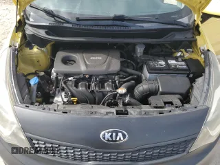 2016 Kia Rio LX with VIN KNADM4A35G6539630, listed as a Copart auction lot 65754674 with 87,478 mi miles and Salvage Title. Bid and sale history available at DreamBid. Image 12.