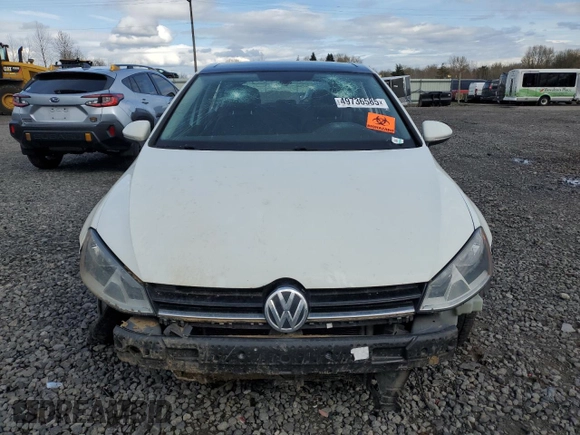 2017 Volkswagen Golf S с VIN 3VW217AU2HM023639, выставлен на аукционе Copart как лот 49736585 с пробегом 112 750 миль миль и Списание • Salvage title. История ставок и продаж доступна на DreamBid. Изображение 5.
