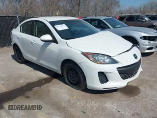 2013 Mazda Mazda3 i Sport with VIN JM1BL1U71D1849308, listed as a IAAI auction lot 41778622 with 148,567 mi miles. Bid and sale history available at carsss.com. Image 1.