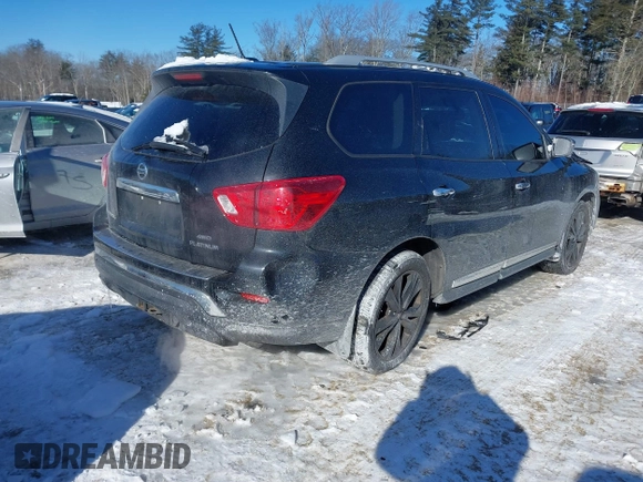 2017 Nissan Pathfinder S with VIN 5N1DR2MM5HC679687, listed as a IAAI auction lot 41574249 with 150,615 mi miles and . Bid and sale history available at DreamBid. Image 4.