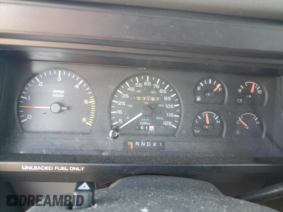 1993 Dodge Dakota with VIN 1B7FL23X8PS292033, listed as a Copart auction lot 48995955 with 103,197 mi miles and Clean Title. Bid and sale history available at DreamBid. Image 9.