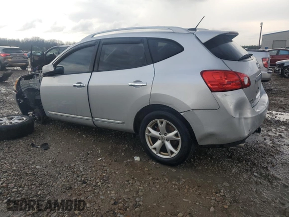 2011 Nissan Rogue SV with VIN JN8AS5MT4BW568126, listed as a Copart auction lot 46417875 with 123,718 mi miles and Salvage Title. Bid and sale history available at carsss.com. Image 2.