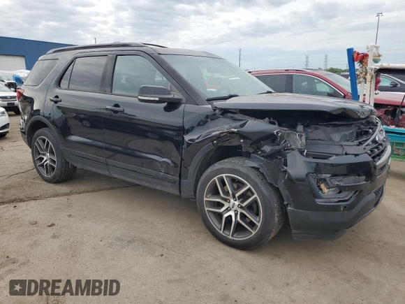 2017 Ford Explorer Sport z VIN 1FM5K8GT5HGB20714, wystawiony jako Copart lot #58345785 z przebiegiem 135 976 mil mil oraz Czysty tytuł • Clean title. Historia ofert i sprzedaży dostępna na DreamBid. Obrazek 4.