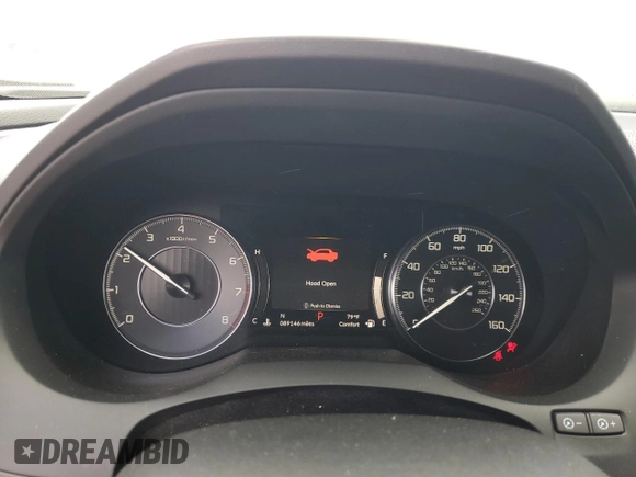 2019 Acura RDX Technology with VIN 5J8TC1H5XKL010600, listed as a Copart auction lot 53722555 with 89,146 mi miles and Salvage title. Bid and sale history available at DreamBid. Image 9.