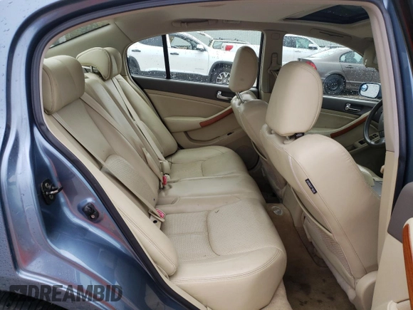 2005 Infiniti G35 with VIN JNKCV51F45M313923, listed as a Copart auction lot 75813304 with 126,894 mi miles and Clean Title. Bid and sale history available at DreamBid. Image 10.