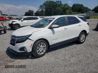 2023 Chevrolet Equinox LT with VIN 3GNAXJEG2PS171516, listed as a Copart auction lot 62824055 with 23,482 mi miles and Salvage title. Bid and sale history available at DreamBid. Image 1.