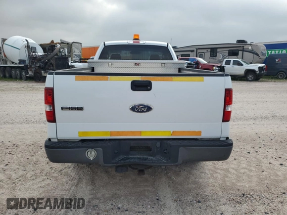 2008 Ford F-150 XL with VIN 1FTRF12228KE32843, listed as a Copart auction lot 50548745 with 172,016 mi miles and Clean title. Bid and sale history available at DreamBid. Image 6.