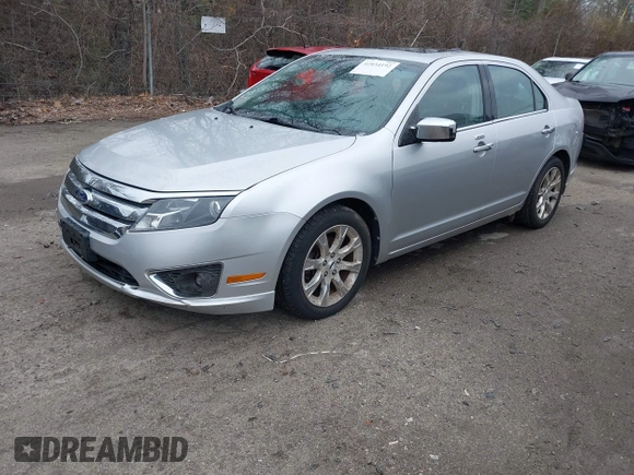 2011 Ford Fusion SEL with VIN 3FAHP0CG7BR170341, listed as a IAAI auction lot 42034192 with 128,279 mi miles. Bid and sale history available at carsss.com. Image 2.