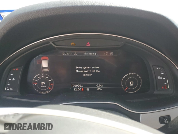 2019 Audi Q7 Premium Plus z VIN WA1LHAF71KD028279, wystawiony jako Copart lot #55224175 z przebiegiem 190 920 mil mil oraz Czysty tytuł • Clean title. Historia ofert i sprzedaży dostępna na DreamBid. Obrazek 9.