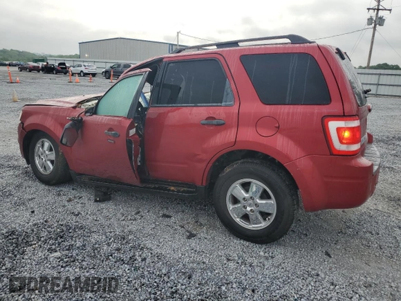 2012 Ford Escape XLT with VIN 1FMCU0D73CKC37160, listed as a Copart auction lot 54443864 with 160,488 mi miles and Salvage Title. Bid and sale history available at carsss.com. Image 2.
