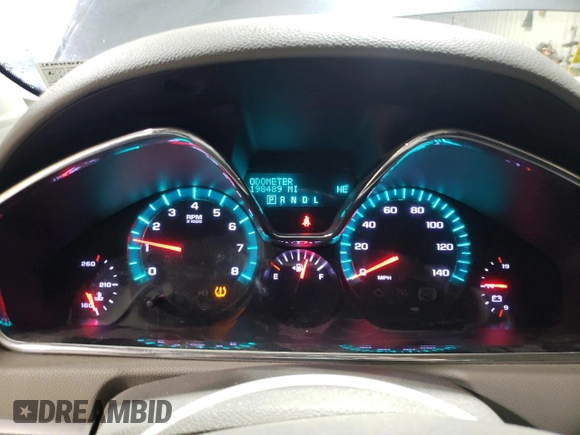 2013 Chevrolet Traverse LS with VIN 1GNKVFKD5DJ227818, listed as a Copart auction lot 47847575 with 198,489 mi miles and Salvage Title. Bid and sale history available at DreamBid. Image 9.