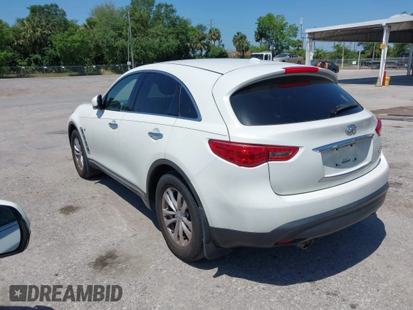 2014 Infiniti QX70 with VIN JN8CS1MU7EM451098, listed as a IAAI auction lot 42026803 with 126,605 mi miles and . Bid and sale history available at DreamBid. Image 3.