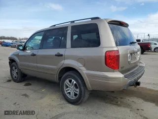 2004 Honda Pilot EX with VIN 2HKYF18624H615884, listed as a Copart auction lot 49103255 with 209,021 mi miles and Salvage Title. Bid and sale history available at carsss.com. Image 2.