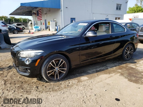 2021 BMW 2 Series 230i with VIN WBA2J1C02M7J09335, listed as a Copart auction lot 50540813 with 32,108 mi miles. Bid and sale history available at carsss.com. Image 1.