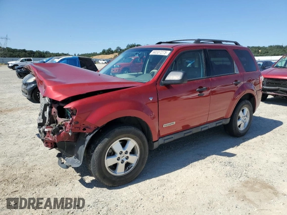 2008 Ford Escape XLT z VIN 1FMCU931X8KC63568, wystawiony jako Copart lot #60337275 z przebiegiem 168 565 mil mil oraz Szkoda całkowita • Salvage title. Historia ofert i sprzedaży dostępna na DreamBid. Obrazek 1.