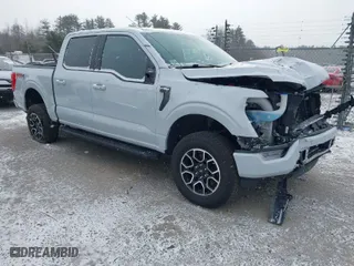 2021 Ford F-150 XL with VIN 1FTEW1EP1MKD24360, listed as a IAAI auction lot 41163696 with 64,669 mi miles. Bid and sale history available at carsss.com. Image 1.