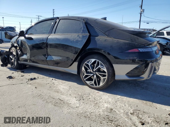 2024 Hyundai IONIQ 6 Limited with VIN KMHM54AA8RA079342, listed as a Copart auction lot 46758565 with 918 mi miles and Salvage Title. Bid and sale history available at carsss.com. Image 2.