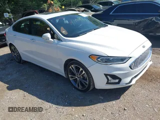 2020 Ford Fusion Titanium with VIN 3FA6P0K97LR203088, listed as a IAAI auction lot 42708304 with 97,342 mi miles and . Bid and sale history available at DreamBid. Image 1.