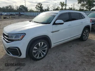 2021 Volkswagen Atlas SEL Premium R-Line with VIN 1V2FE2CA0MC210645, listed as a Copart auction lot 73636864 with Not provided miles and Salvage title. Bid and sale history available at DreamBid. Image 1.