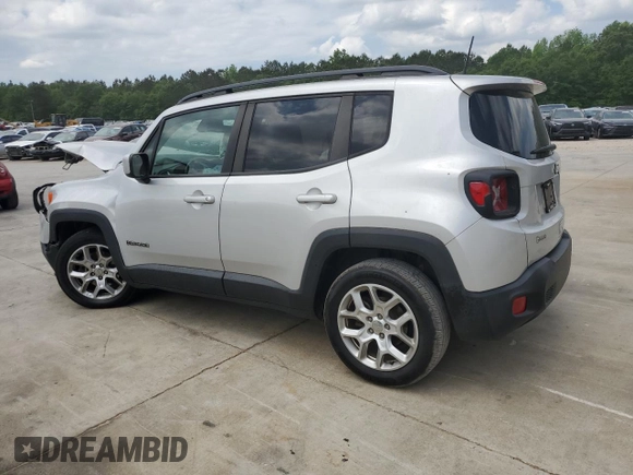 2018 Jeep Renegade Latitude with VIN ZACCJABB3JPH11802, listed as a Copart auction lot 54822645 with 130,541 mi miles and Salvage title. Bid and sale history available at DreamBid. Image 2.