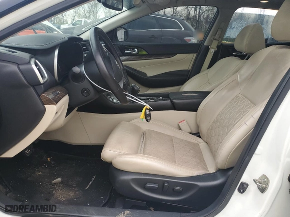 2017 Nissan Maxima Platinum with VIN 1N4AA6AP6HC381708, listed as a Copart auction lot 52283805 with 55,683 mi miles and Salvage Title. Bid and sale history available at carsss.com. Image 7.