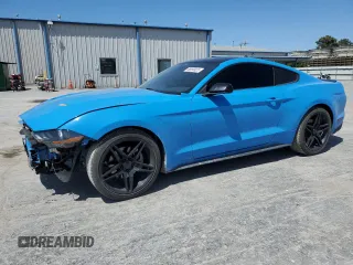 2022 Ford Mustang EcoBoost with VIN 1FA6P8TH8N5128296, listed as a Copart auction lot 56990925 with 61,631 mi miles and Salvage title. Bid and sale history available at DreamBid. Image 1.