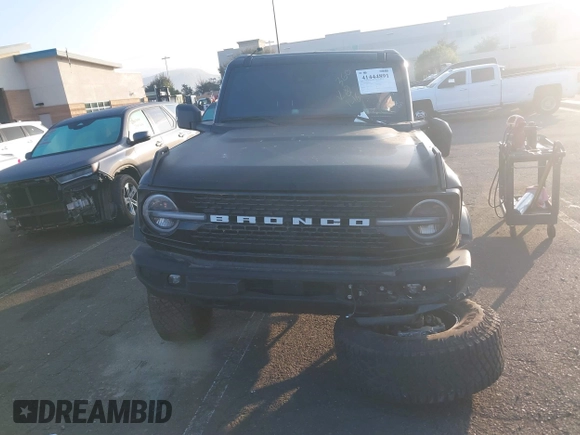 2022 Ford Bronco with VIN 1FMEE5DP2NLB69336, listed as a IAAI auction lot 41444891 with 11,441 mi miles. Bid and sale history available at carsss.com. Image 12.