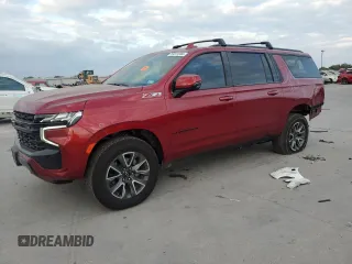 2024 Chevrolet Suburban Z71 z VIN 1GNSKDKD5RR197418, wystawiony jako Copart lot #75011594 z przebiegiem 15 816 mil mil oraz Szkoda całkowita • Salvage title. Historia ofert i sprzedaży dostępna na DreamBid. Obrazek 1.
