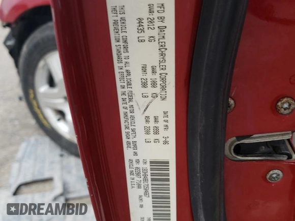 2007 Dodge Caliber SXT with VIN 1B3HB48B17D504667, listed as a Copart auction lot 43218045 with 213,195 mi miles and Clean Title. Bid and sale history available at DreamBid. Image 16.