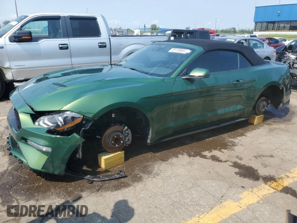 2022 Ford Mustang EcoBoost with VIN 1FATP8UH0N5129315, listed as a Copart auction lot 65189804 with 51,337 mi miles and Non Repairable. Bid and sale history available at carsss.com. Image 1.