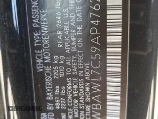 2010 BMW 3 Series 335i with VIN WBAWL7C59AP476237, listed as a Copart auction lot 52363615 with Not provided miles and Salvage title. Bid and sale history available at DreamBid. Image 14.
