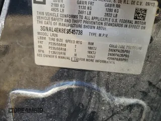 2014 Chevrolet Captiva Sport LTZ with VIN 3GNAL4EK8ES545738, listed as a Copart auction lot 43640954 with 145,450 mi miles and Salvage Title. Bid and sale history available at DreamBid. Image 13.