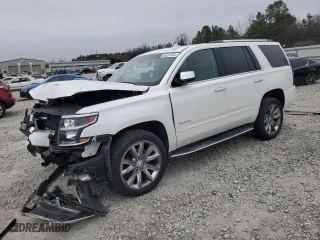 2018 Chevrolet Tahoe Premier with VIN 1GNSCCKC2JR173502, listed as a Copart auction lot 86251384 with 74,536 mi miles and Salvage Title. Bid and sale history available at carsss.com. Image 1.