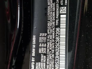 2025 BMW M4 Competition xDrive with VIN WBS33HK02SCS87206, listed as a Copart auction lot 79420424 with 3,703 mi miles and Salvage Title. Bid and sale history available at carsss.com. Image 13.