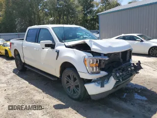 2022 Ford F-150 XL with VIN 1FTFW1E80NFC14794, listed as a Copart auction lot 48410145 with 50,925 mi miles and Salvage Title. Bid and sale history available at carsss.com. Image 4.