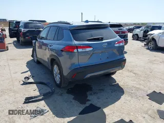 2023 Toyota Corolla Cross LE with VIN 7MUCAAAGXPV045651, listed as a IAAI auction lot 42006289 with 23,282 mi miles and . Bid and sale history available at DreamBid. Image 3.