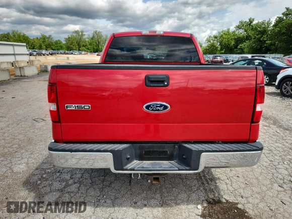 2005 Ford F-150 XLT with VIN 1FTPW12555KE67826, listed as a Copart auction lot 61623865 with 167,089 mi miles and Clean title. Bid and sale history available at DreamBid. Image 6.