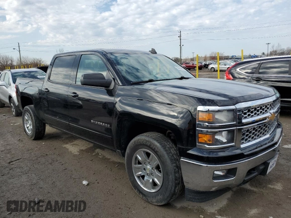 2015 Chevrolet Silverado 1500 LT with VIN 3GCUKREH5FG338299, listed as a Copart auction lot 50683905 with 184,974 mi miles and Salvage Title. Bid and sale history available at DreamBid. Image 4.